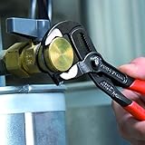 KNIPEX Cobra Hochleistungs-Wasserpumpenzange mit Schnelleinstellung und schlanken Mehrkomponenten-Griffhüllen 250 mm 87 02 250 - 4