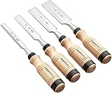 Amazon Basics 4Stück Holzmeißel-Set 13 mm bis 32 mm - 2